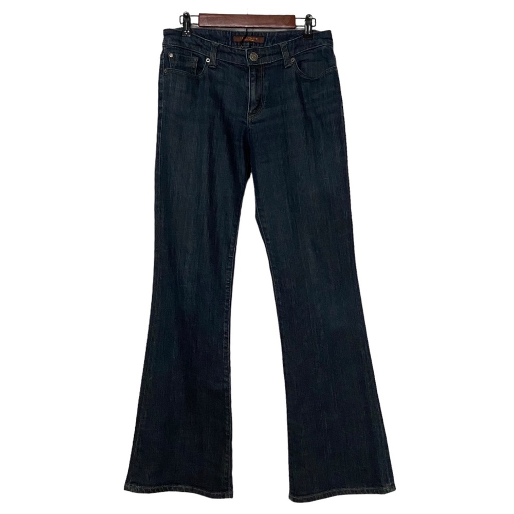 The Limited Authentic Original Flare Jeans Flap Back Pockets Blue - Picture 14 of 14